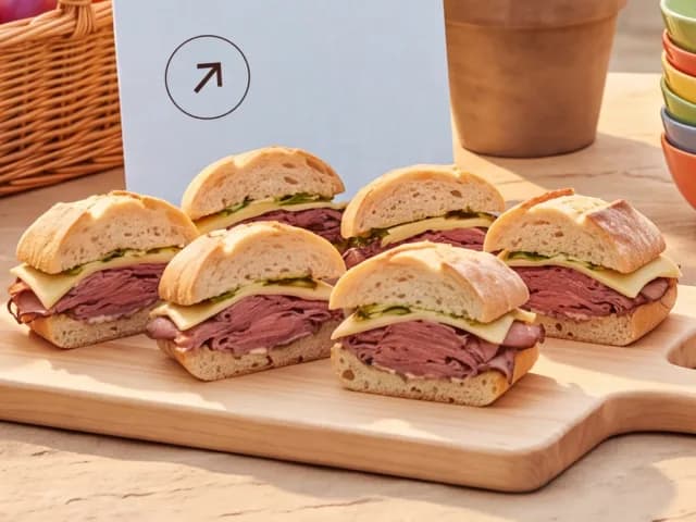 Roast beef & swiss